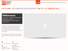 Tablet Screenshot of lets-care.de